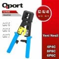 QPORT Q-PEN6 RJ45/RJ11/RJ12 YENİ NESİL PENSE