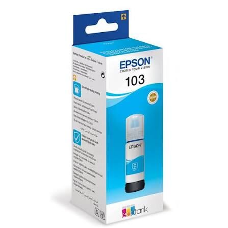 EPSON 103 MAVİ MÜREKKEP ŞİŞE (C13T00S24A)