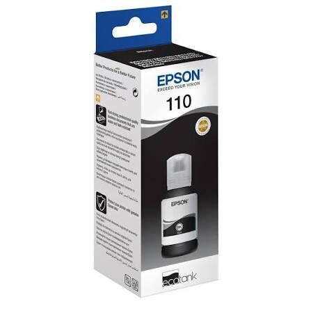 EPSON 110 SİYAH MÜREKKEP ŞİŞE ( C13T03P14A )