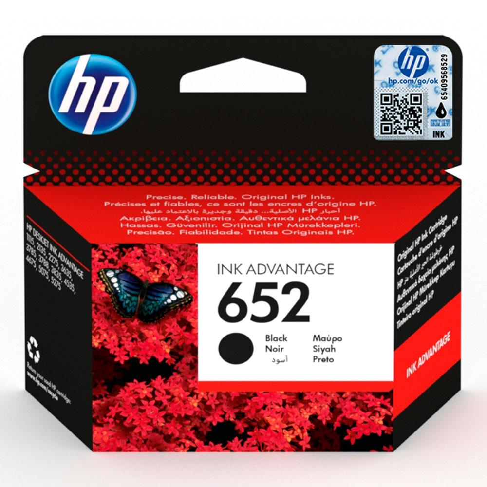 HP 652 SİYAH MÜREKKEP KARTUŞU ( F6V25AE )