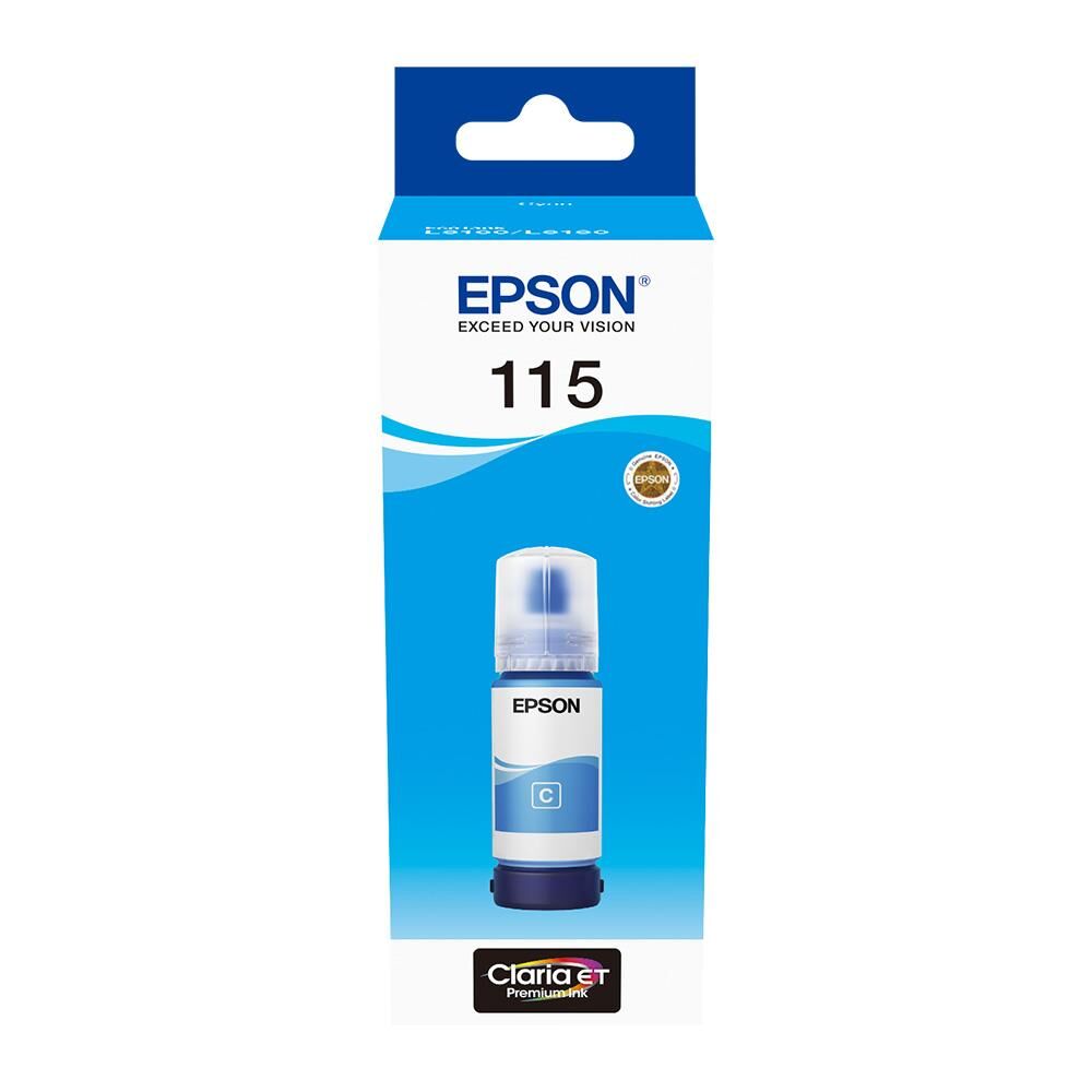 EPSON 115 MAVİ MÜREKKEP ŞİŞE (C13T07D24A)
