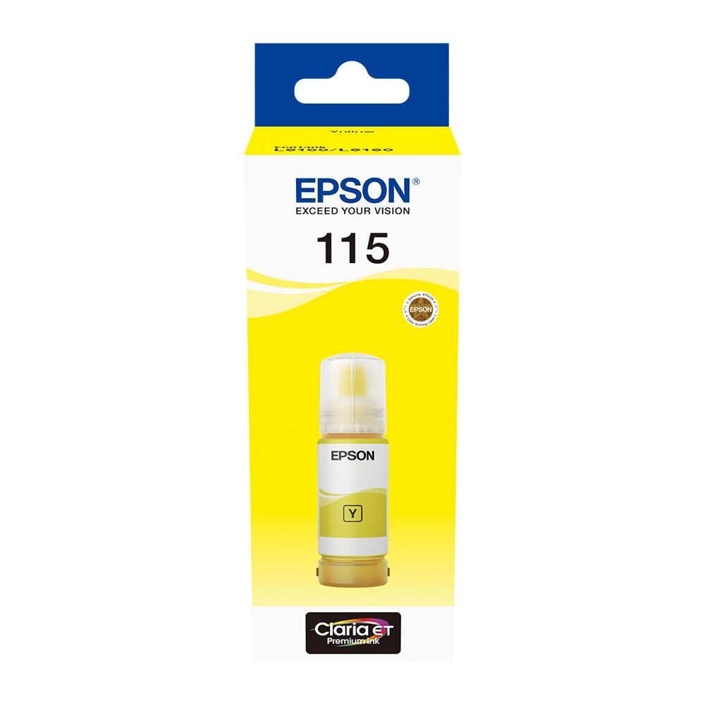 EPSON 115 SARI MÜREKKEP ŞİŞE (C13T07D44A)
