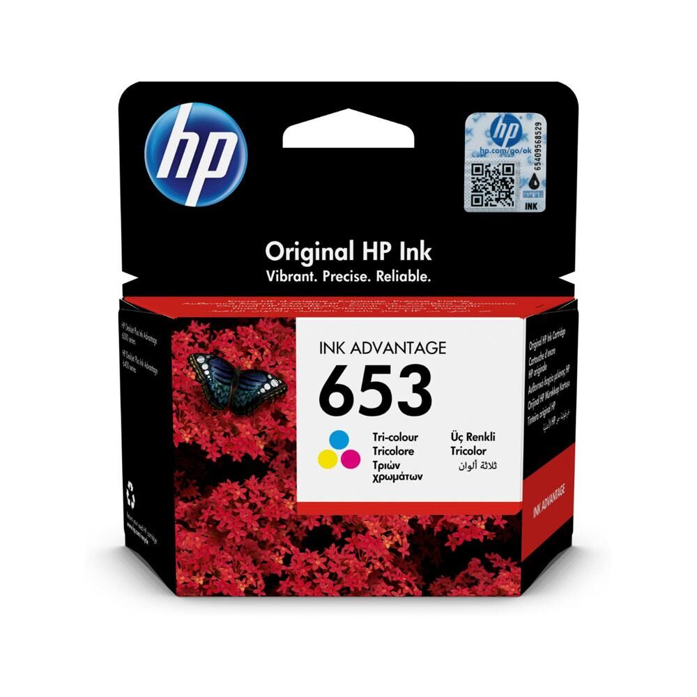 HP 653 RENKLİ MÜREKKEP KARTUŞU (3YM74AE)