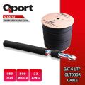 QPORT Q-CATO2 CAT6 23 AWG UTP 500M OUTDOOR KABLO