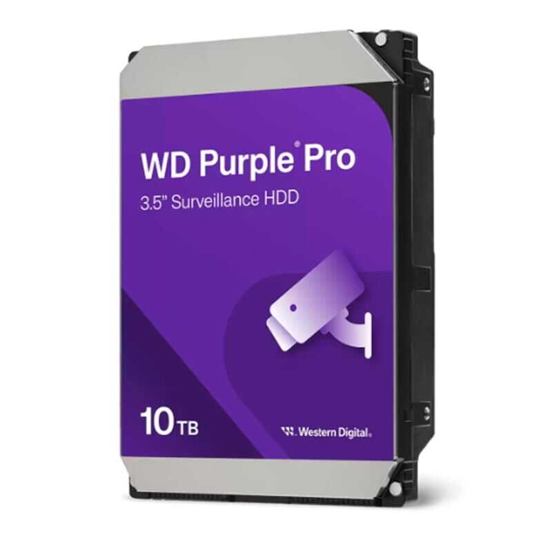 10 TB WD 3.5 PURPLE PRO SATA3 7200RPM 512MB 7/24 GUVENLIK WD102PURP (3 YIL RESMI DIST GARANTILI)