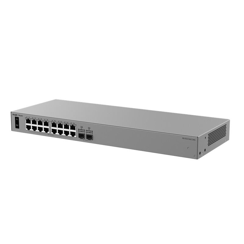 RUIJIE REYEE RG-ES216GC2MS 16 PORT GIGABIT + 2X 2.5GB SFP UPLİNK YÖNETİLEBİLİR SWITCH