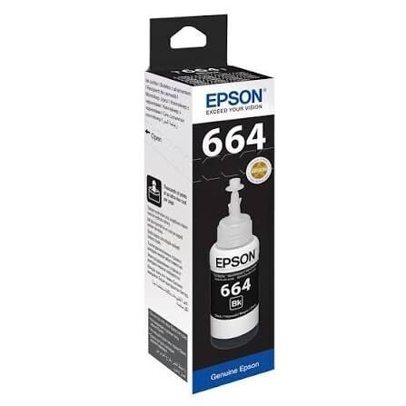 EPSON T664 SİYAH MÜREKKEP KARTUŞU (C13T66414A)